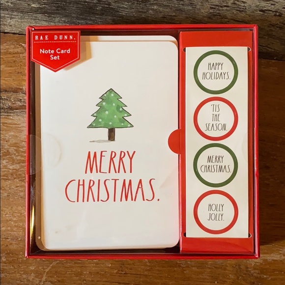 Rae Dunn Other - Rae Dun Christmas Note card set